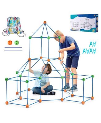 120PCS Kids Fort Builder Set Educational Building Toy Gift