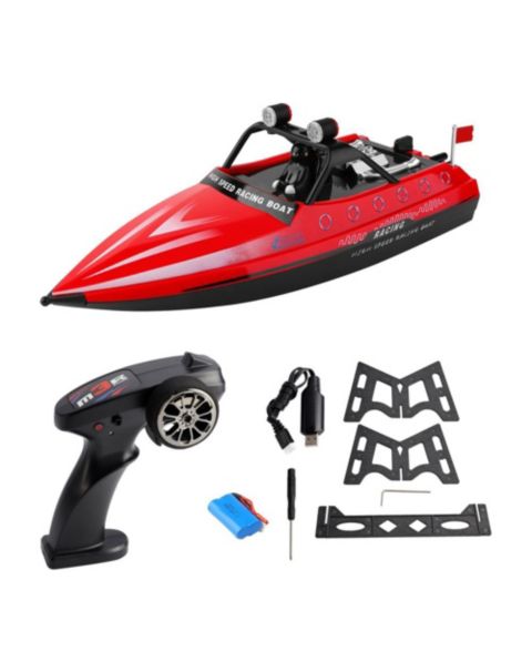 Детская игрушка Bruce & Shark WL917 2.4GHz High-Speed RC Jet Speedboat, цвет: Красный