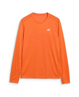Men's quick-drying running longsleeve - orange
