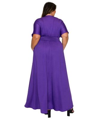 Plus Size Raffi Empire Waist Pocket Dress