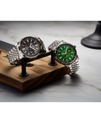 Trackmaster 1026 Men s Automatic Watch, 42mm Stainless Steel Bracelet