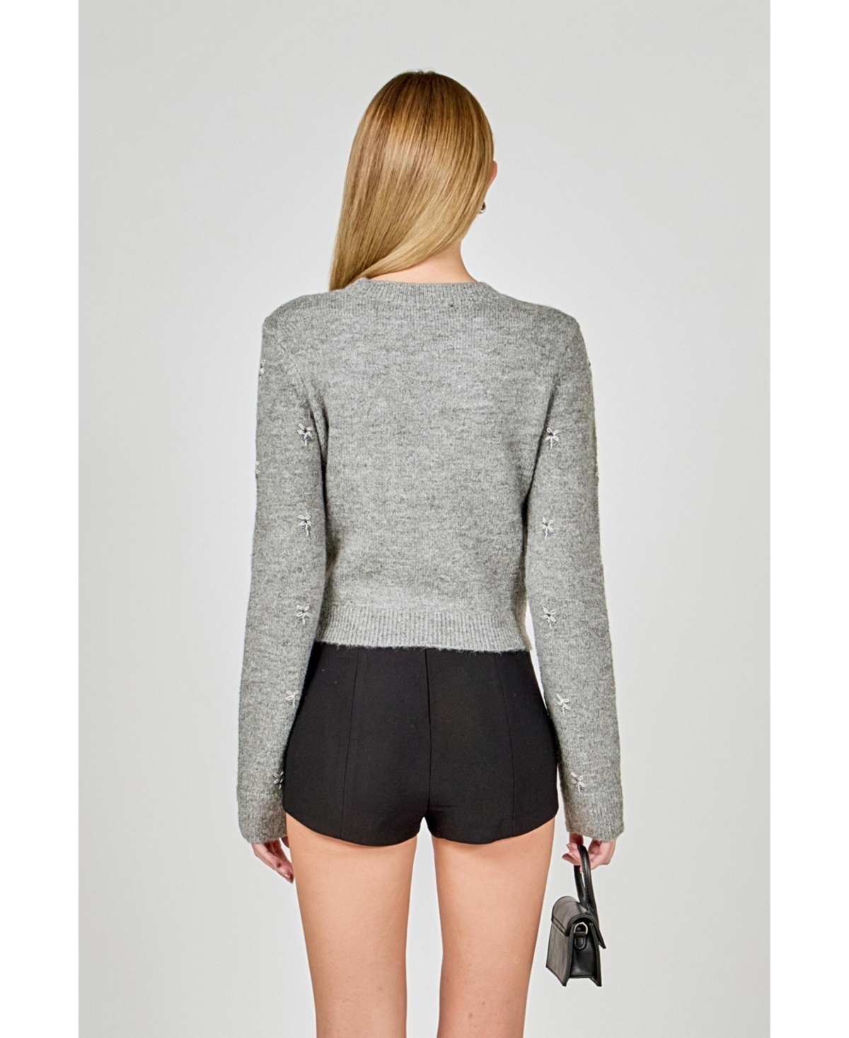 endless rose Women's Bead Embellished Sweater