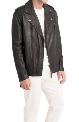 Women's Capri Leather Semi-Fitted Biker Jacket