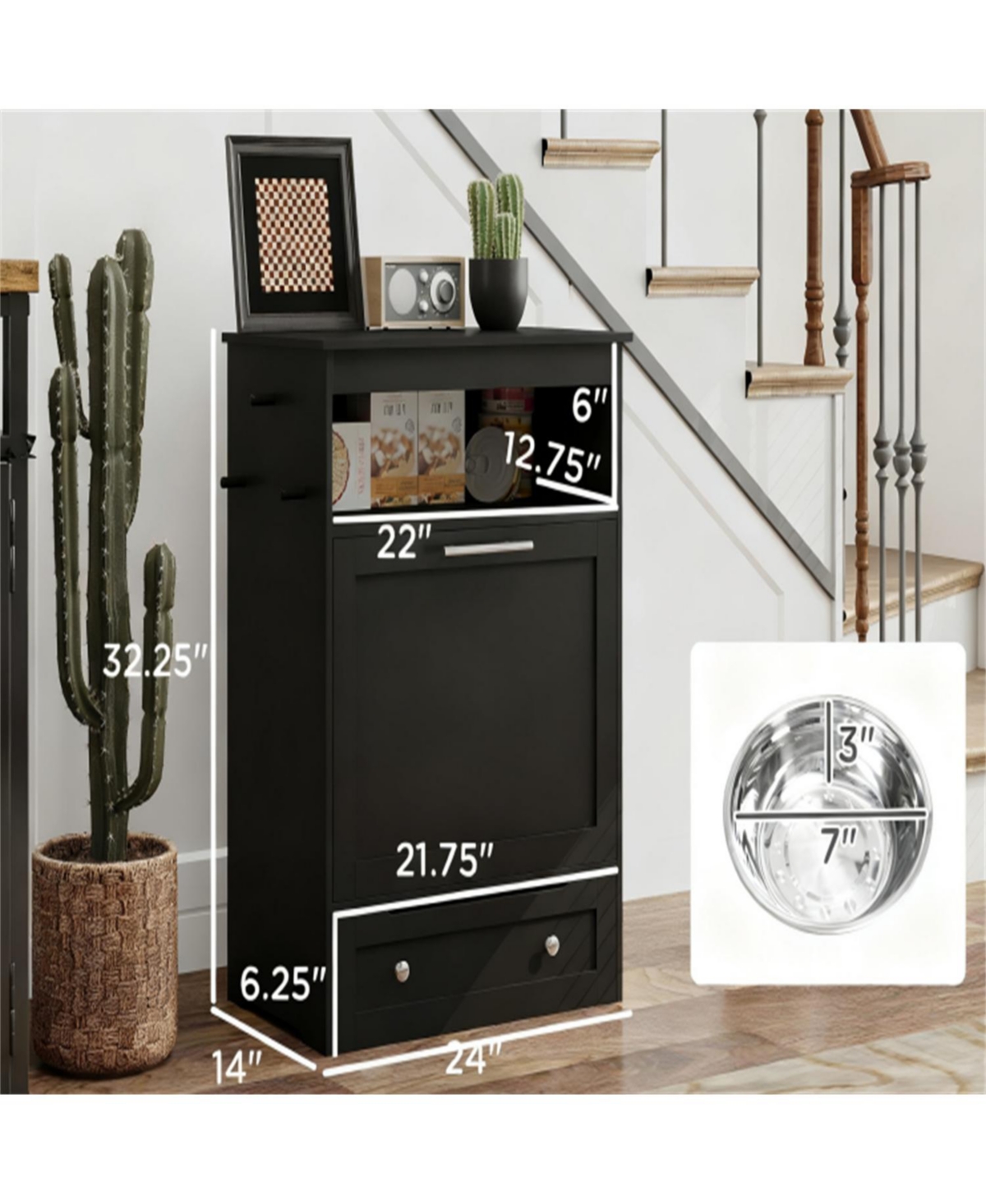 Aostirmotor Dog Feeders with Dog Raised Bowls