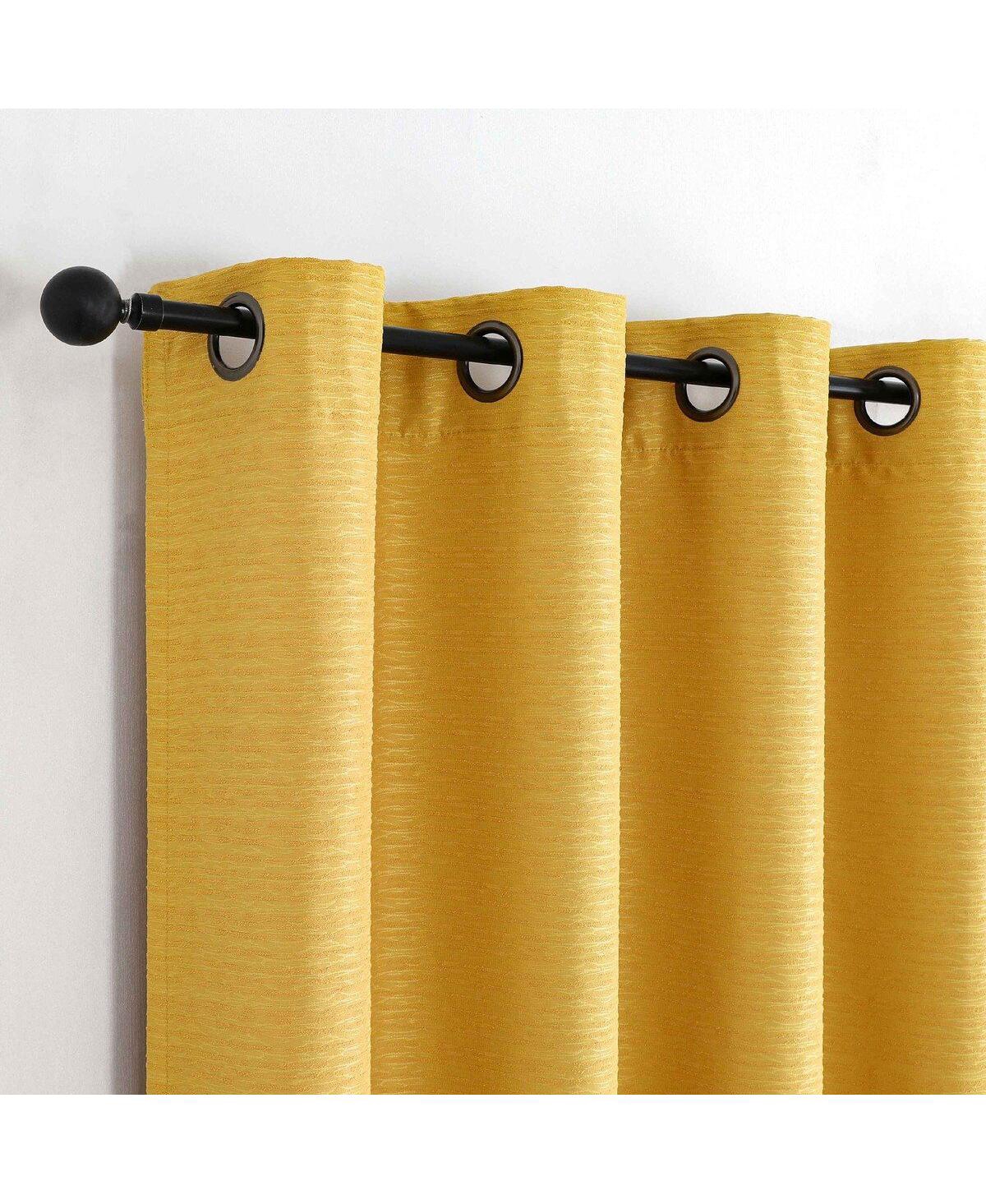 Kate Aurora 1 Piece Hotel Room Darkening Grommet Top Window Curtain Panel