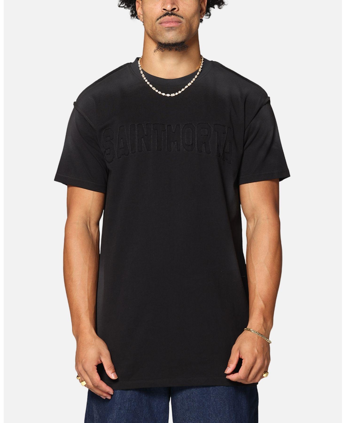 Saint Morta Men's Manticore Lafayette T-Shirt Sunfade Black