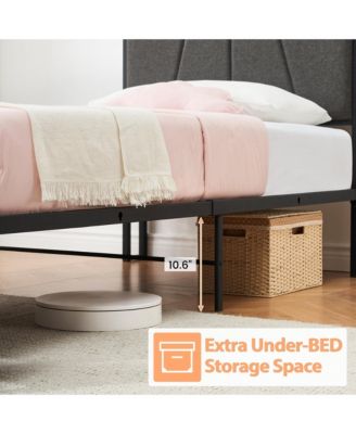 Easy Assembly Twin Size Bed Frame Space Saving, for Living Room, Guest Room