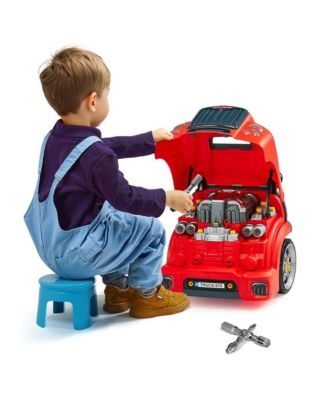 Kids Engine Toy with 60 Pieces and Removable Car Repair Parts