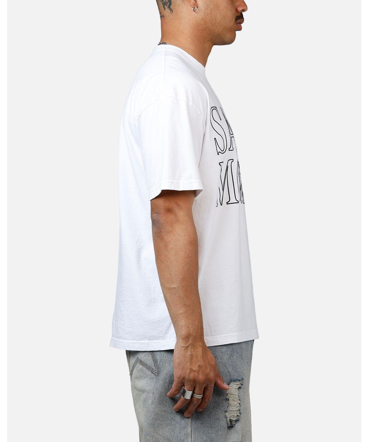 Men's Angelic Drop Shoulder T-Shirt White
