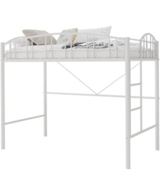 Twin Loft Bed – Heavy Duty Metal Frame Space Saving, for Living Room, Guest Room