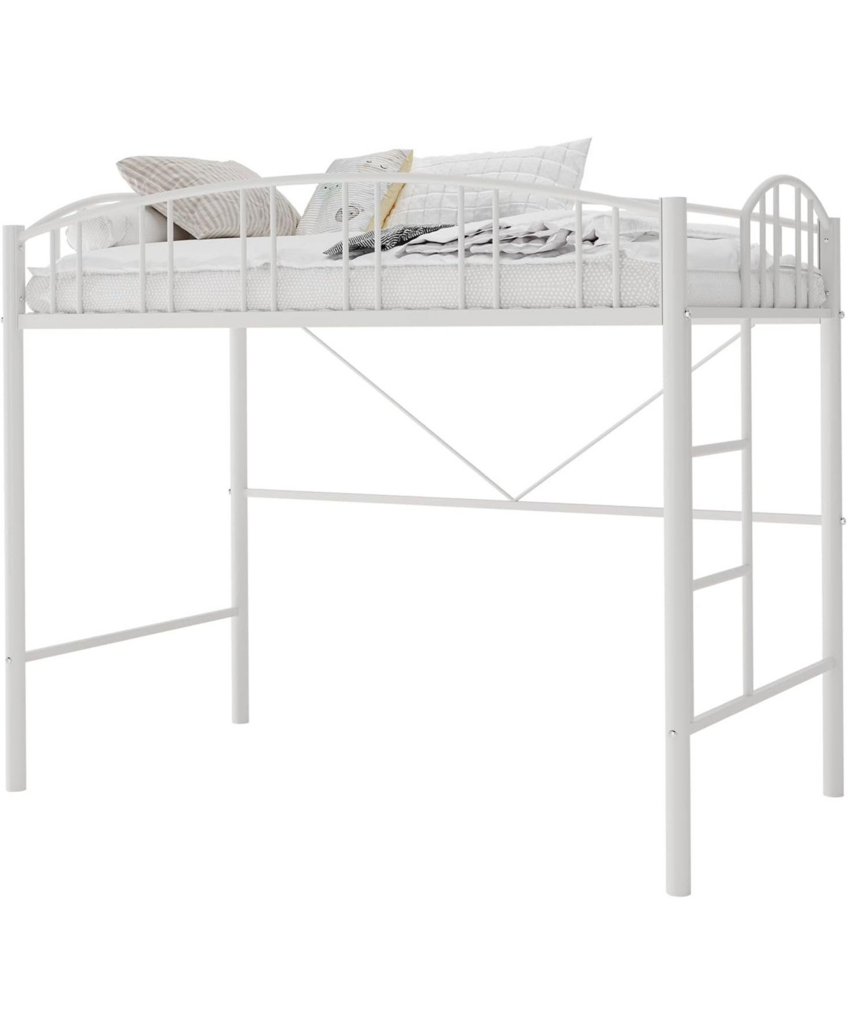 gaomon Twin Loft Bed – Heavy Duty Metal Frame Space Saving, for Living Room, Guest Room
