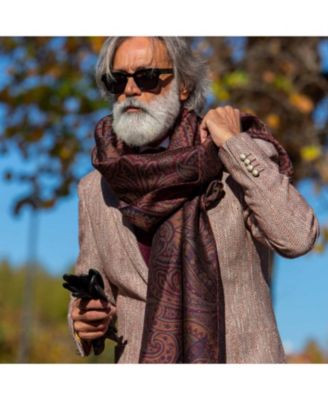 Men's Leone - Wool Silk Scarf for Men