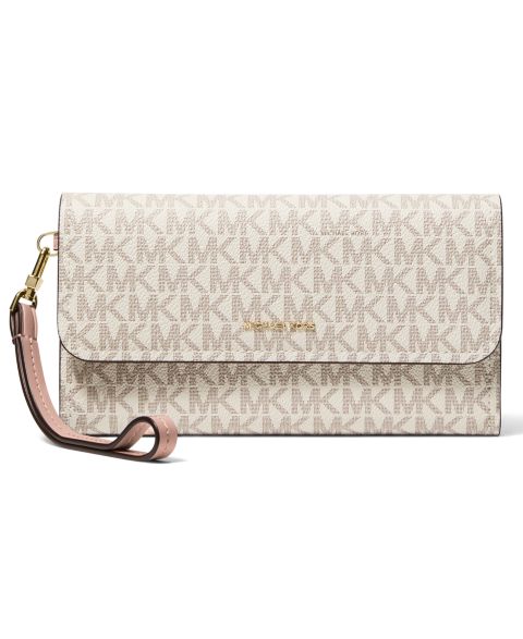 MICHAEL Michael Kors Jet Set Medium Flap Double Zipper Wristlet