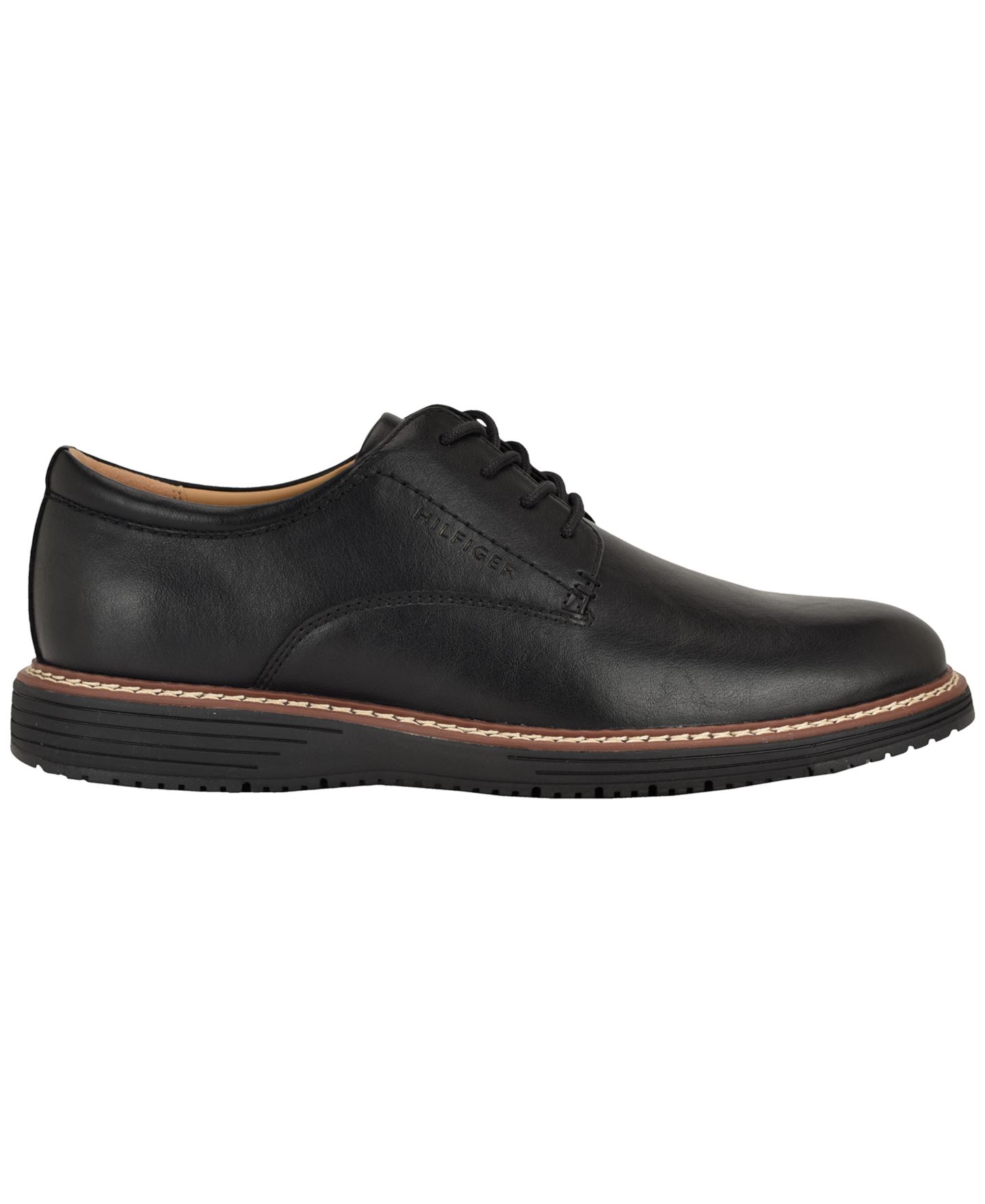 Обувь Tommy Hilfiger Men's Hiday Casualized Hybrid Oxfords, цвет: Чёрный — фото 2