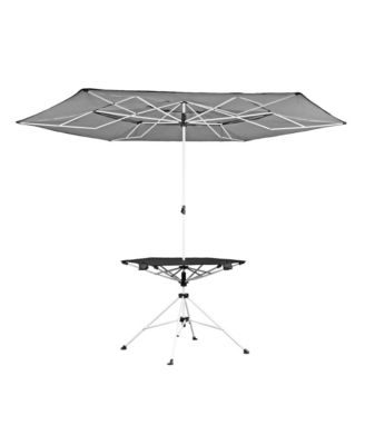 Outdoor Folding Transportable Canopy Table With Cup Holders