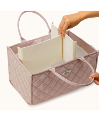 Quilted Diaper Caddy Organizer