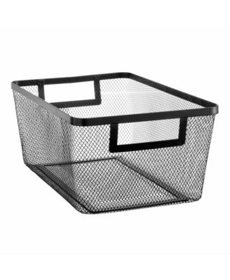 Metal Mesh Pantry Basket with Handles - Set of 2