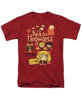 Men's Back To Hogwarts Platform 9 34 Chibis T Shirt