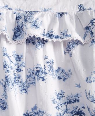 Women's Cotton Toile Clip Dot Chemise