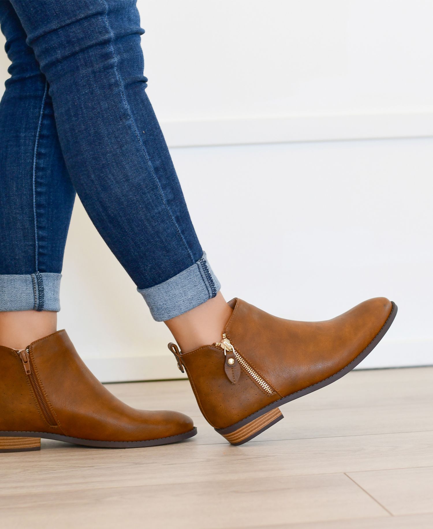 Women's Ellis Stacked Heel Booties