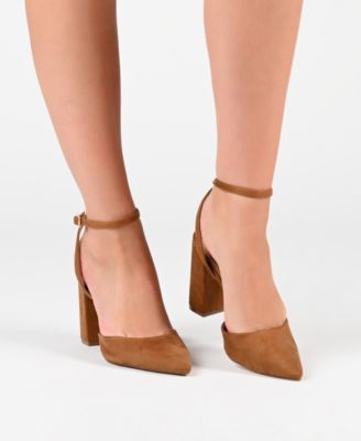 Women's Tyyra Ankle Strap Block Heel Pumps