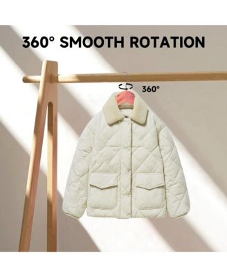 24-Pack Premium Wooden Suit Hangers with Non-Slip Pant Bar, Heavy Duty Solid Wood Coat Hangers for Jackets, Shirts, Dresses, Trousers