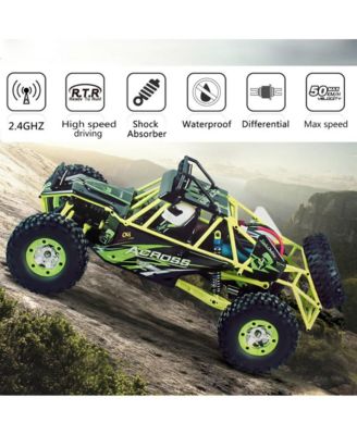 1:12 Scale 31 MPH High-Speed RC Off-Road Truck, 2.4GHz Remote with 330ft Range & LED Lights