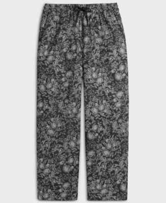 Men's Relaxed-Fit Floral Pants