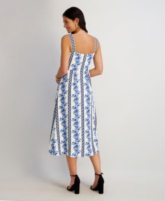 Women's Sweetheart Neck Printed Casidy Dress