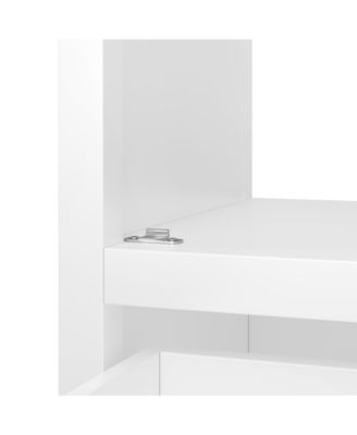 20 in. Bathroom Vanity Cabinet with Sink, Door Shelf Storage and Adjustable Foot Pads, A Drawer