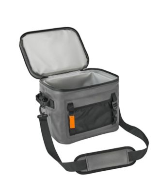 24 Cans Soft Cooler Bag, Leakproof Soft Sided Cooler with Zipper, Waterproof Insulated Cooler Bag, Collapsible Portable