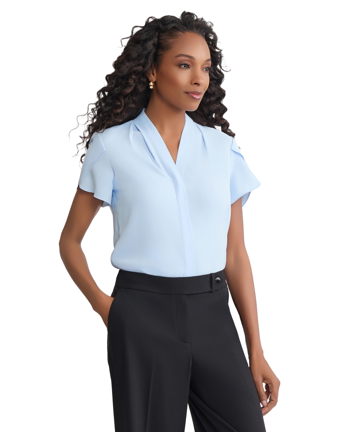 Jones New York Women's V-Neck Top