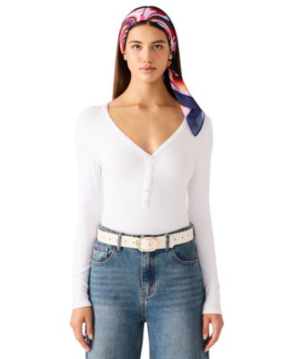 Swirl Away Crepe Satin Square Scarf