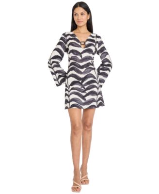 Women's Long-Sleeves Mini Dress