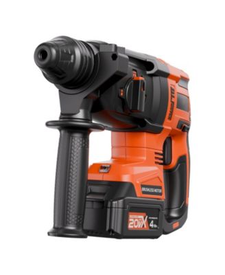 20V Brushless Cordless SDS-Plus Rotary Hammer Drill, 1" Capacity, 4 Functions, 1200 RPM, 5300 BPM, Battery & Charger Included