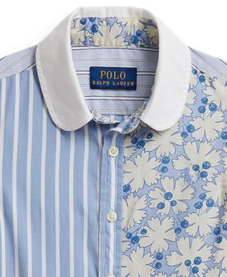 Girls' 2T-6X Short-Sleeve Shirt Dress