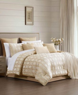 Wade Geometric 14-Pc. Comforter Set, King