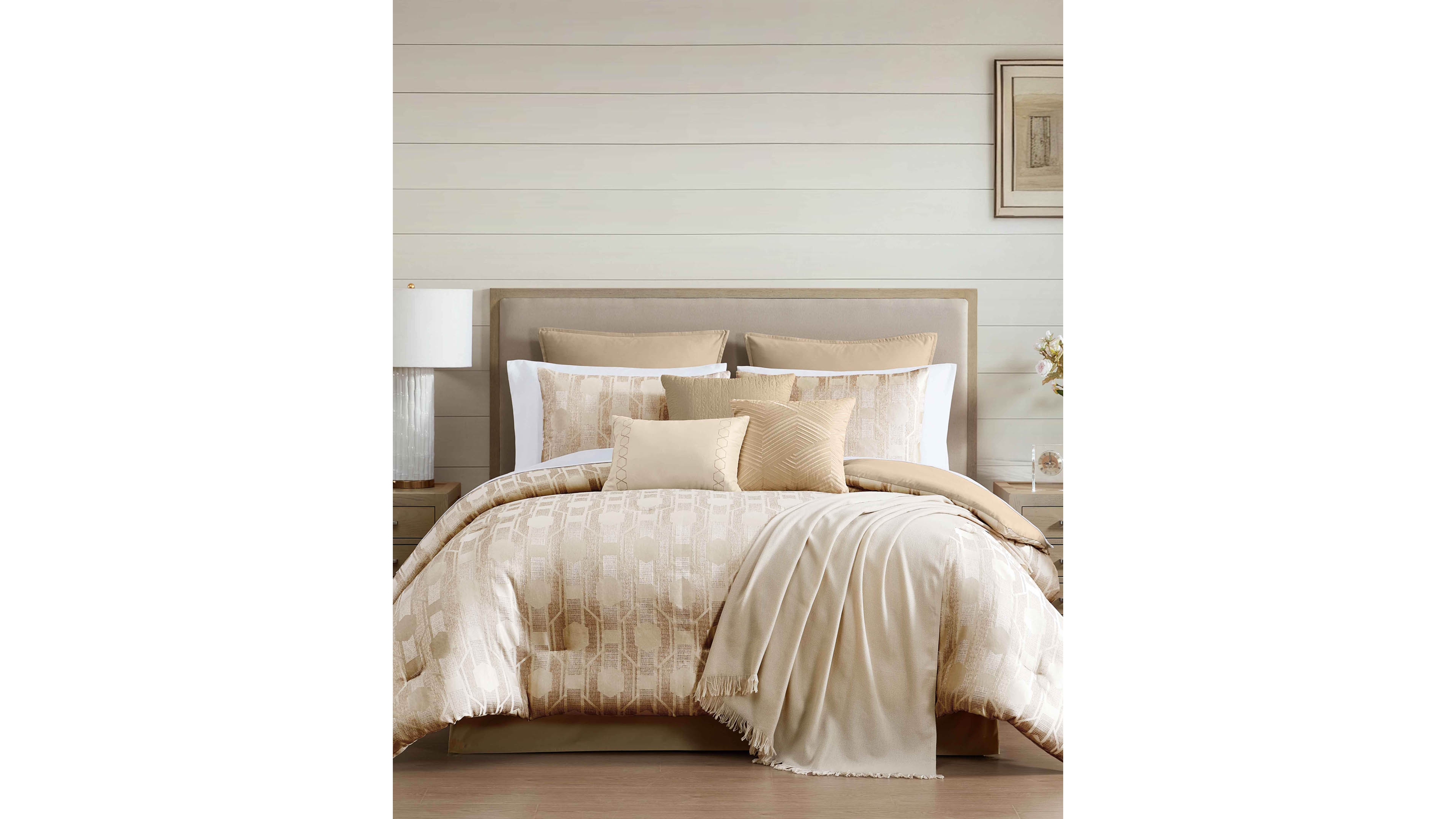 Macy's Wade Geometric 14-Pc. Comforter Set, King