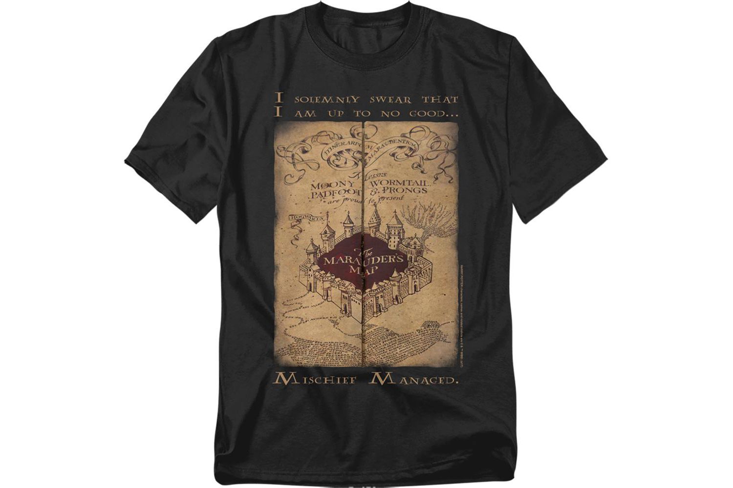 Men's Marauder's Map Words T Shirt