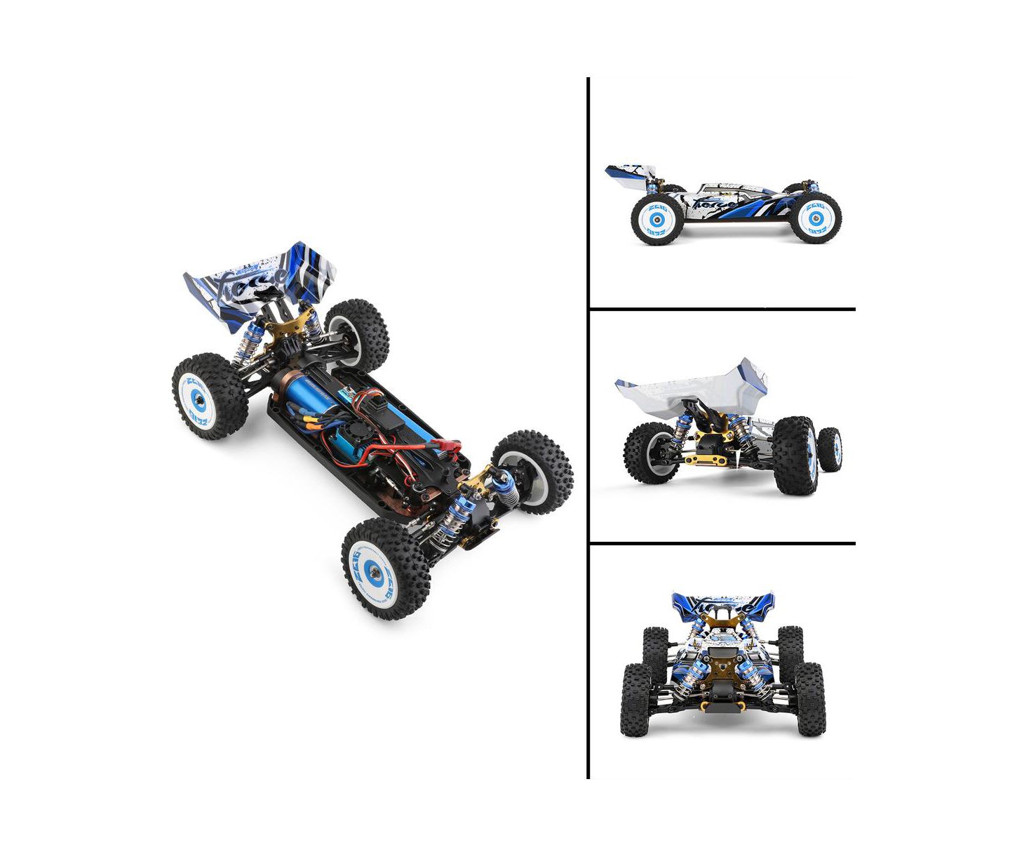 Детская игрушка Bruce & Shark 1:12 Scale 47 Mph High-Speed 4WD All-Terrain Remote Control Racer — фото 2