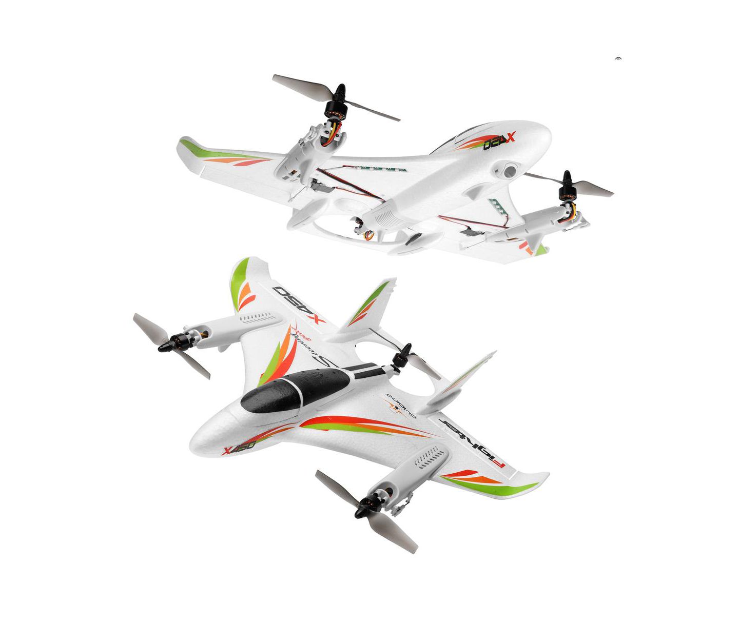 Детская игрушка Bruce & Shark X450 Vtol 3D/6G Modes RC Plane, цвет: Белый — фото 4