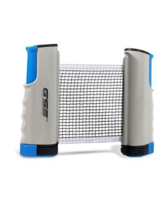 Adjustable Retractable Table Tennis Net & Post. Anywhere Ping Pong Net & Clamps