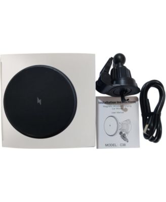 Car Charger, Hands-free Car Phone Holder Charger, Wireless Charger Car Mount for Air Vent, Compatible with iPhone 16/15/14