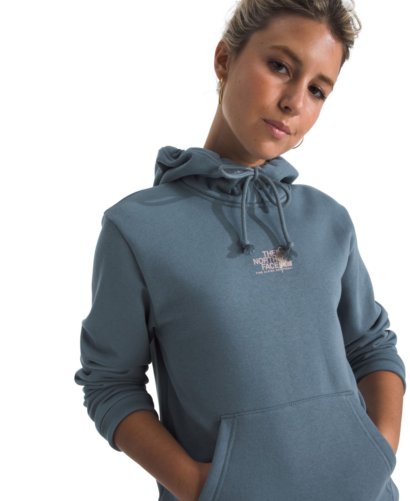 Женское худи The North Face Midnight Ember Regular Fit, цвет: Серый — фото 2