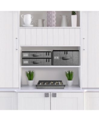 Champagne Flute Glasses Organizer Case with Lid (Holds Service for 12) with Felt Protectors