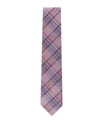 Men's Plaid Pattern Tie