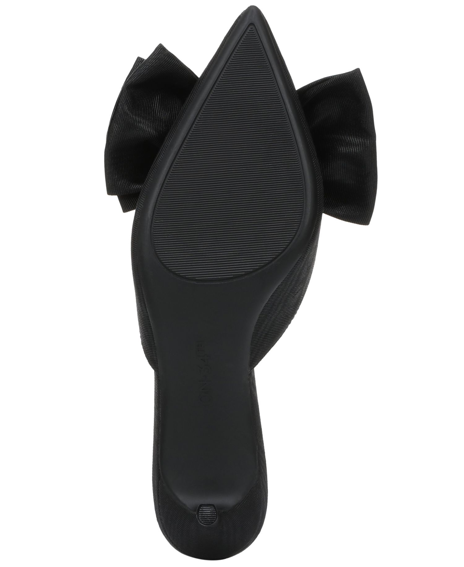 Alaynaa Pointed-Toe Bow Mule Pumps