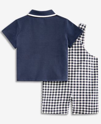 Baby Boys' Polo Shirt & Shortall, 2-Piece Set