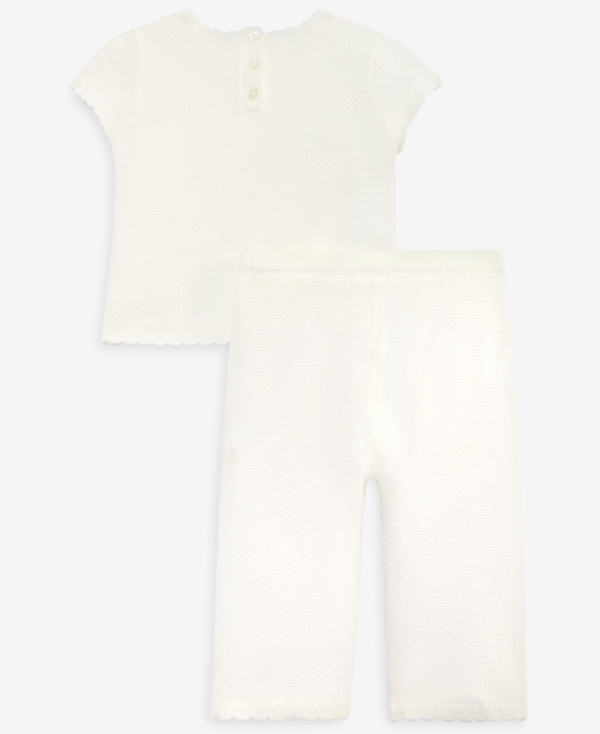 First Impressions Baby Girls' Crochet Floral Sweater-Knit Pants Set, Macy's Exclusive