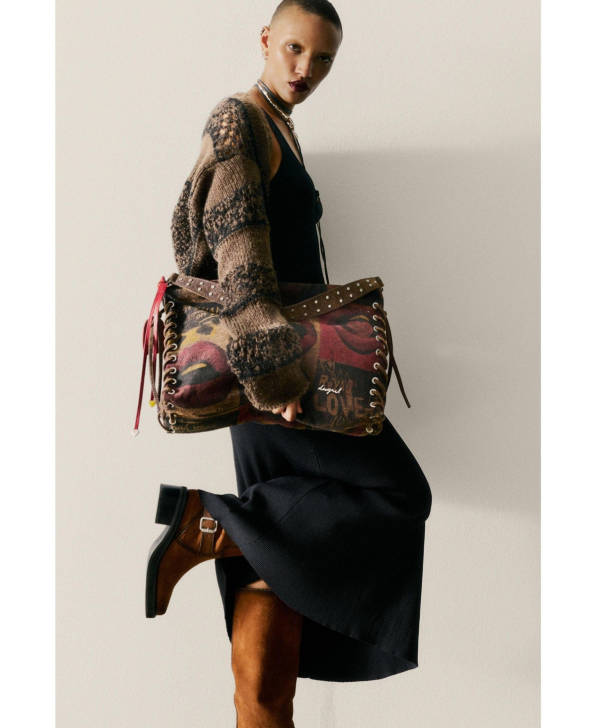 Desigual Women's 2-in-1 knit dress